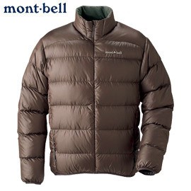 丹大戶外【mont-bell】日本Light Alpine輕量系列男款800FP保暖羽絨外套1101359咖啡色