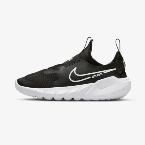 Nike FLEX RUNNER 2 (GS) 大童慢跑鞋 黑白 DJ6038002 Sneakers542