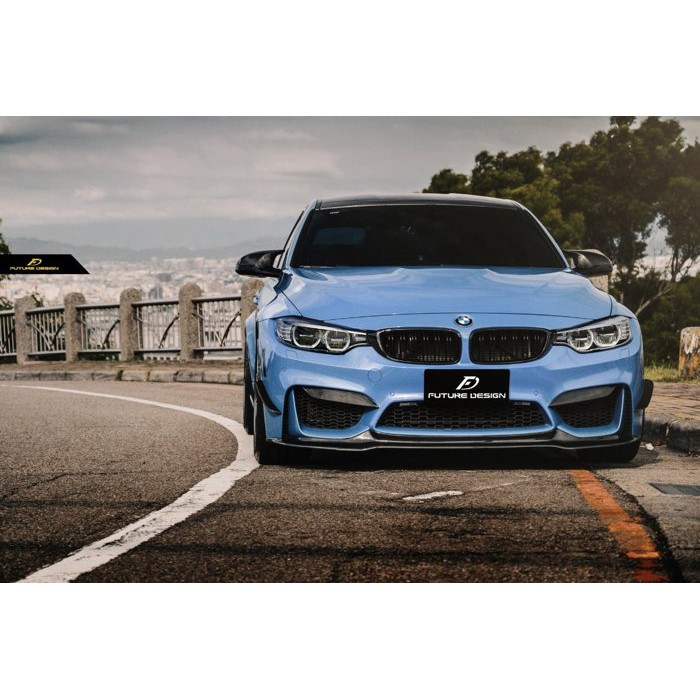 【Future_Design】BMW F80 M3 F82 F83 M4 專用 V款 V牌 卡夢 前下 現貨