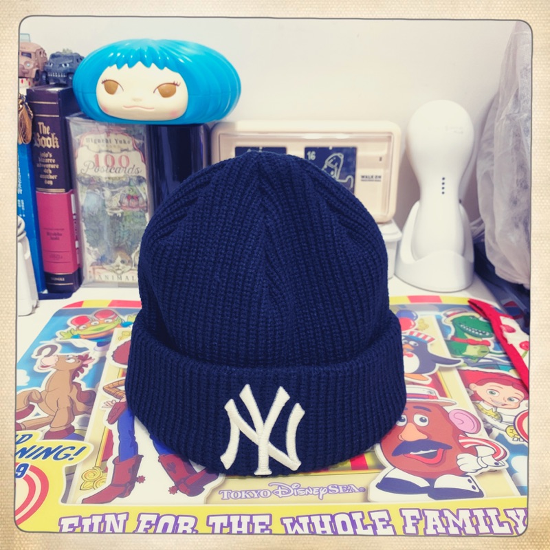 MLB美國大聯盟 / 紐約洋基大logo毛帽 / 9.9999新