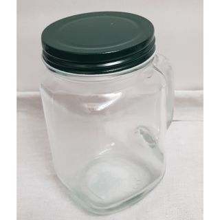 玻璃水杯罐 編87 可放置蜂蜜檸檬可當飲料杯，密封罐收納瓶