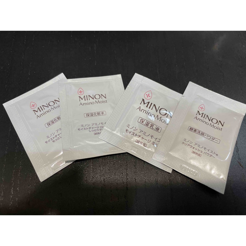 Huahua香水美妝minon 乳液化妝水清爽濃潤酵素洗顏體驗包 公司貨 蝦皮購物
