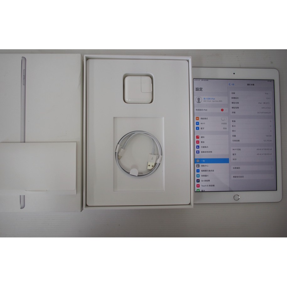 [崴勝3C] 九成新 盒配齊 二手 Apple new ipad 5th 五代 128G WIFI MP2J2TA