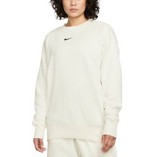 NIKE 女 AS W NSW PHNX FLC OS CREW 流行 休閒圓領T(長)-DQ5734-133 廠商直送