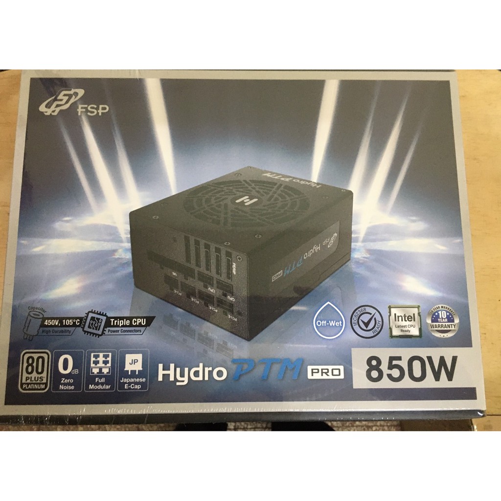 [全新現貨]全漢 FSP HYDRO PTM PRO 850W 80 PLUS 白金 電源供應器 十年保固