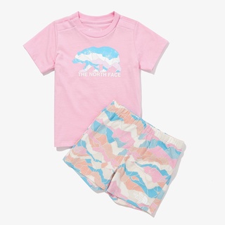 ENJOY韓國代購🇰🇷北臉 現貨 寶寶款 嬰兒棉質套裝 韓國童裝INFANT COTTON SUMMER Set