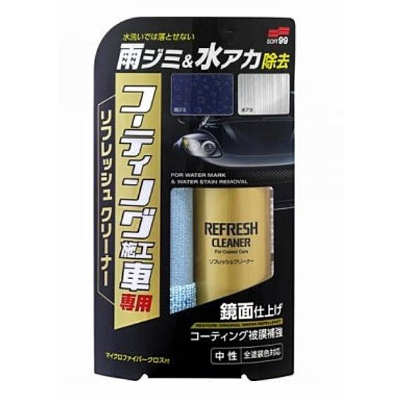 日本soft99 鍍膜車修復清潔劑c321 漆面水垢 色斑的去除和清洗用 蝦皮購物