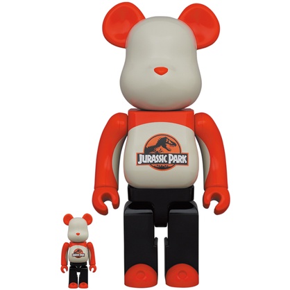 Image.台中逢甲店 BE@RBRICK BEARBRICK 400%100% JURASSIC PARK 侏儸紀公園