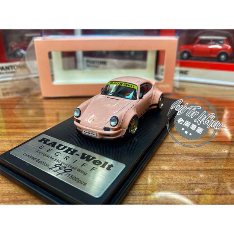 現貨 老周微影 Tiny ModelCollect 1/60 Porsche Rwb 911 930 粉色 合金模型車