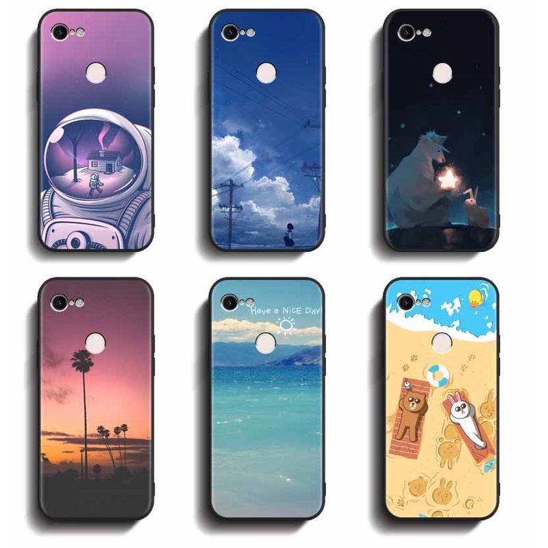 Softcase Google Pixel 3 3XL Anticrack 外殼高品質 TPU 保護套全面保護矽黑色橡膠