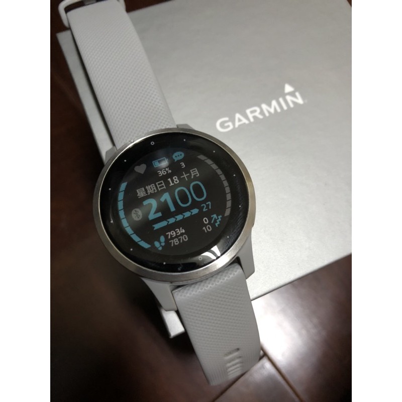 (二手)灰色GARMIN vivoactive 4s GPS智慧腕錶