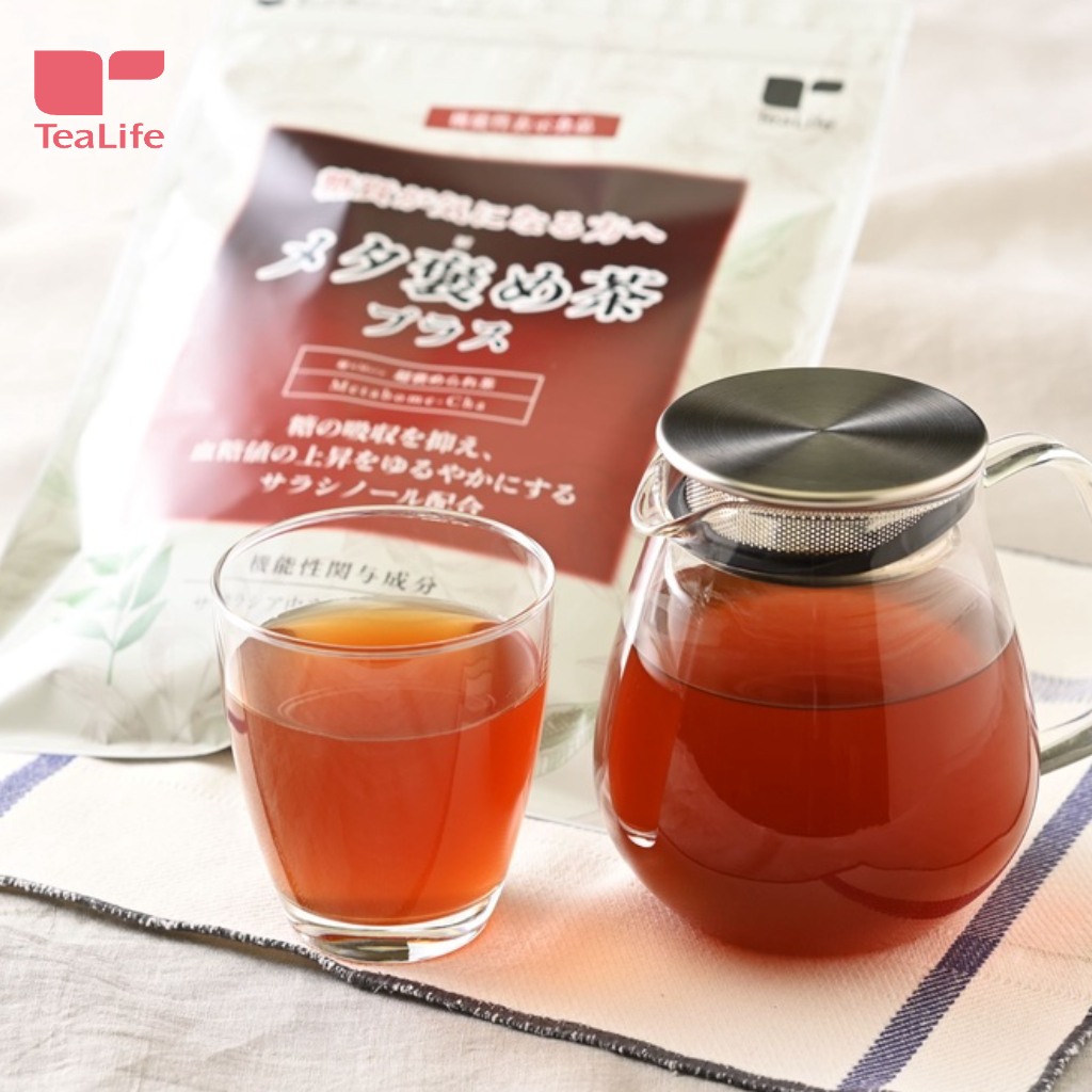 【TeaLife】提來福 美達寶美茶Plus 壺用茶包4.5g 30包 血糖 日本直送 黒豆普洱烏龍杜仲 健康茶 糖分