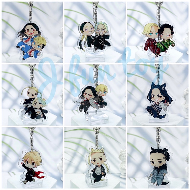 ⚡️J⚡️【現貨】東京復仇者 動漫周邊 吊飾 鑰匙扣 灰谷龍膽 灰谷蘭 三途 千冬 萬次郎 Mikey 九井一 乾青宗