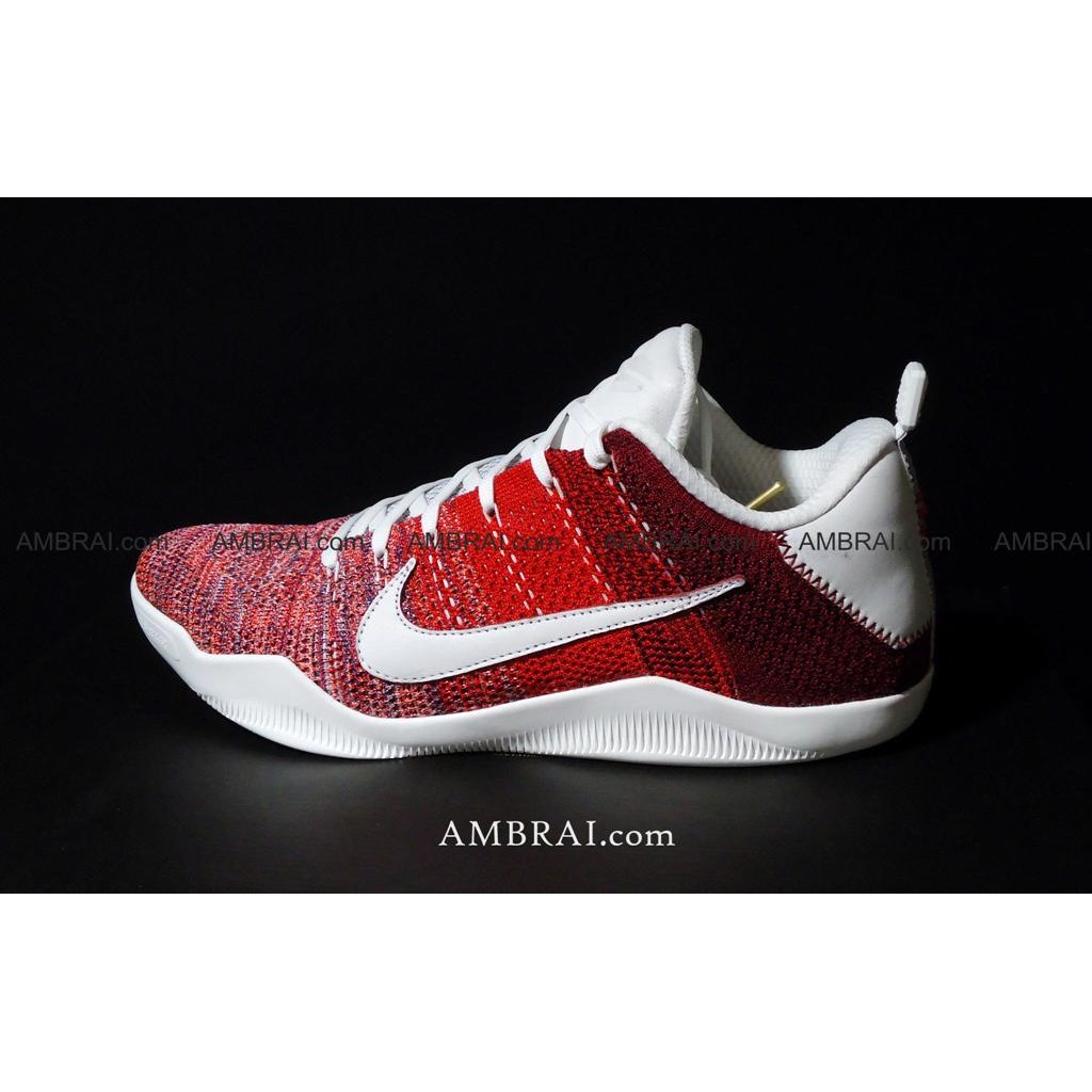 【AMBRAI.恩倍】 NIKE KOBE XI ELITE LOW 4KB RED HORSE 刮刮樂 紅馬騎士 編織