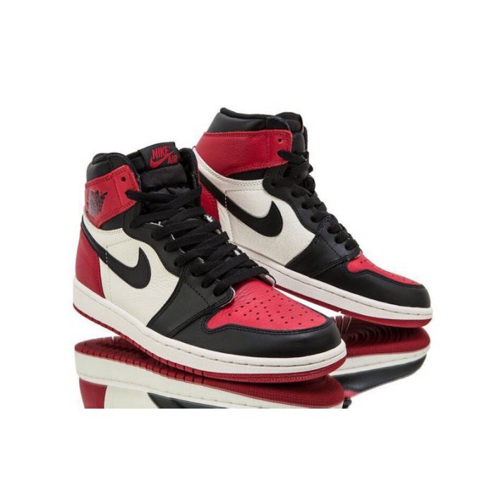 nike air jordan 1 retro high bred toe