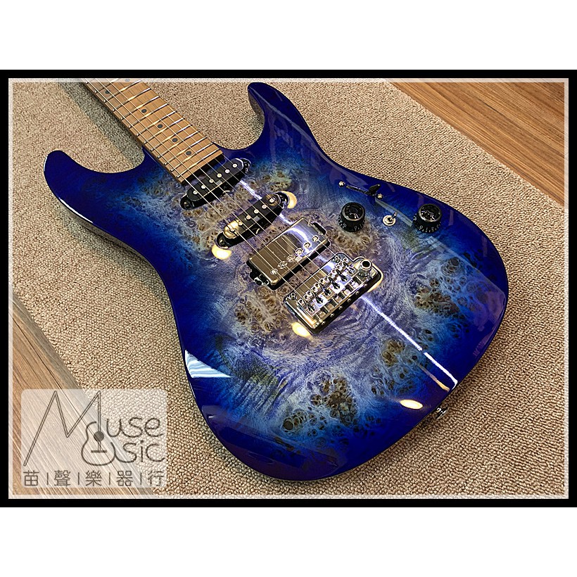 【苗聲樂器Ibanez旗艦店】Ibanez Premium AZ226PB 藍色小搖座電吉他