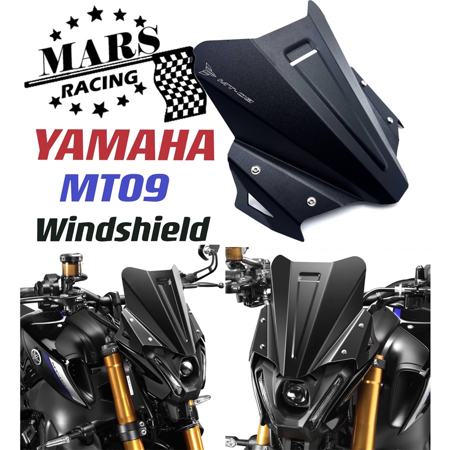 適用於 YAMAHA雅馬哈 MT09 FZ09 21-22 機車 改裝 擋風玻璃 前風擋 前風鏡 導流罩 機車頭罩