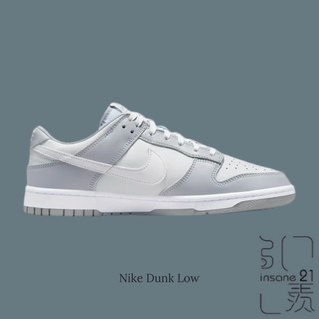 NIKE NSW DUNK LOW 灰白 白灰 灰 基本款 男款 DJ6188-001【Insane-21】