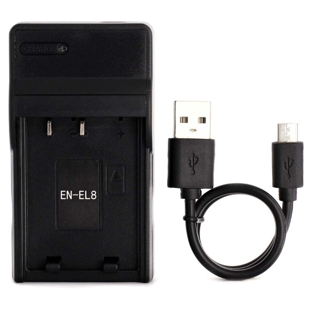 En-el8 USB 充電器適用於尼康 Coolpix S52c、P1、P2、S1、S2、S3、S5、S50、S50c、