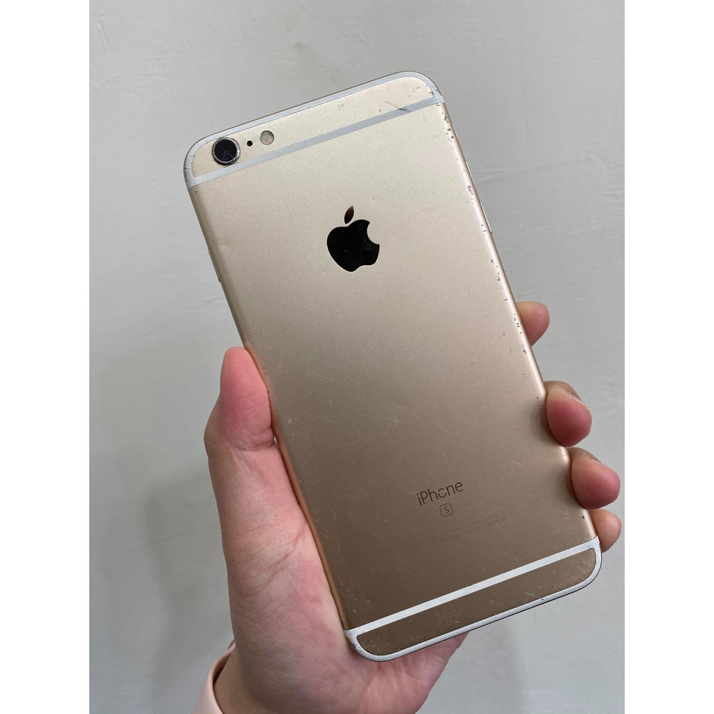 iPhone 6S plus 金色 32G 外觀8成新 功能正常 電池健康度100%（編號6SP868）