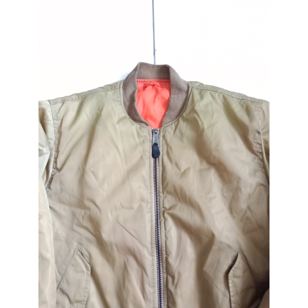 【G.Vintage】德國MIL-TEC MA-1復刻美飛行夾克夾棉雙面夾克外套 M號