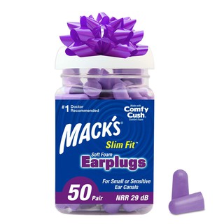 mack's 紫色超軟耳塞 降29分貝 50對 ultra soft foam earplugs macks