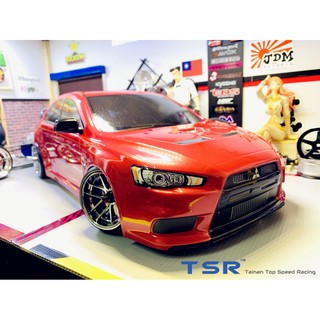 *TSR*極速模型 田宮Tamiya 三菱 十代鯊魚頭 EVO X 透明車殼 1/10 遙控甩尾飄移/平跑競速 代客噴漆