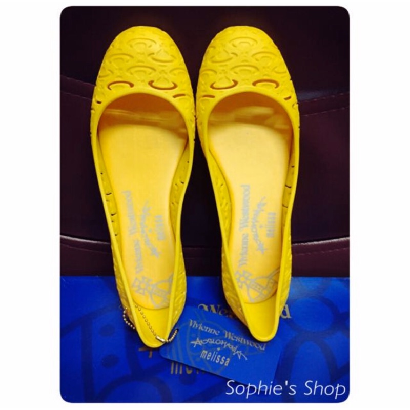 Sophie’s Shop😊Vivienne Westwood X Melissa鵝黃色 香香膠鞋EUR:38 9成新