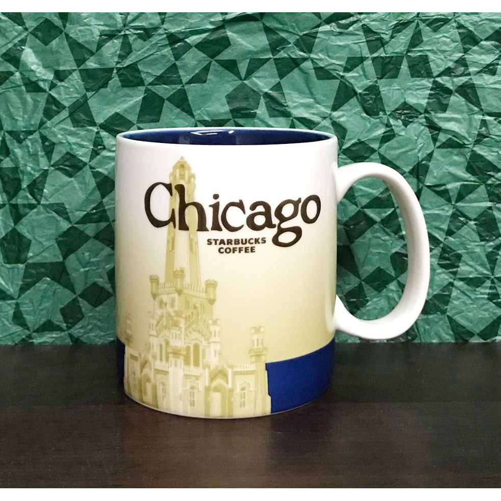 ★2012絕版★有標★ 星巴克城市杯 - 芝加哥 Starbucks ICON Chicago