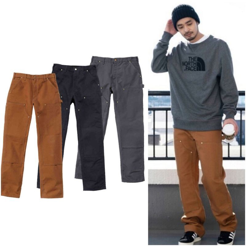 CARHARTT正版代購，美版 B01 DOUBLE-FRONT WORK DUNGAREE高磅數工裝工作褲