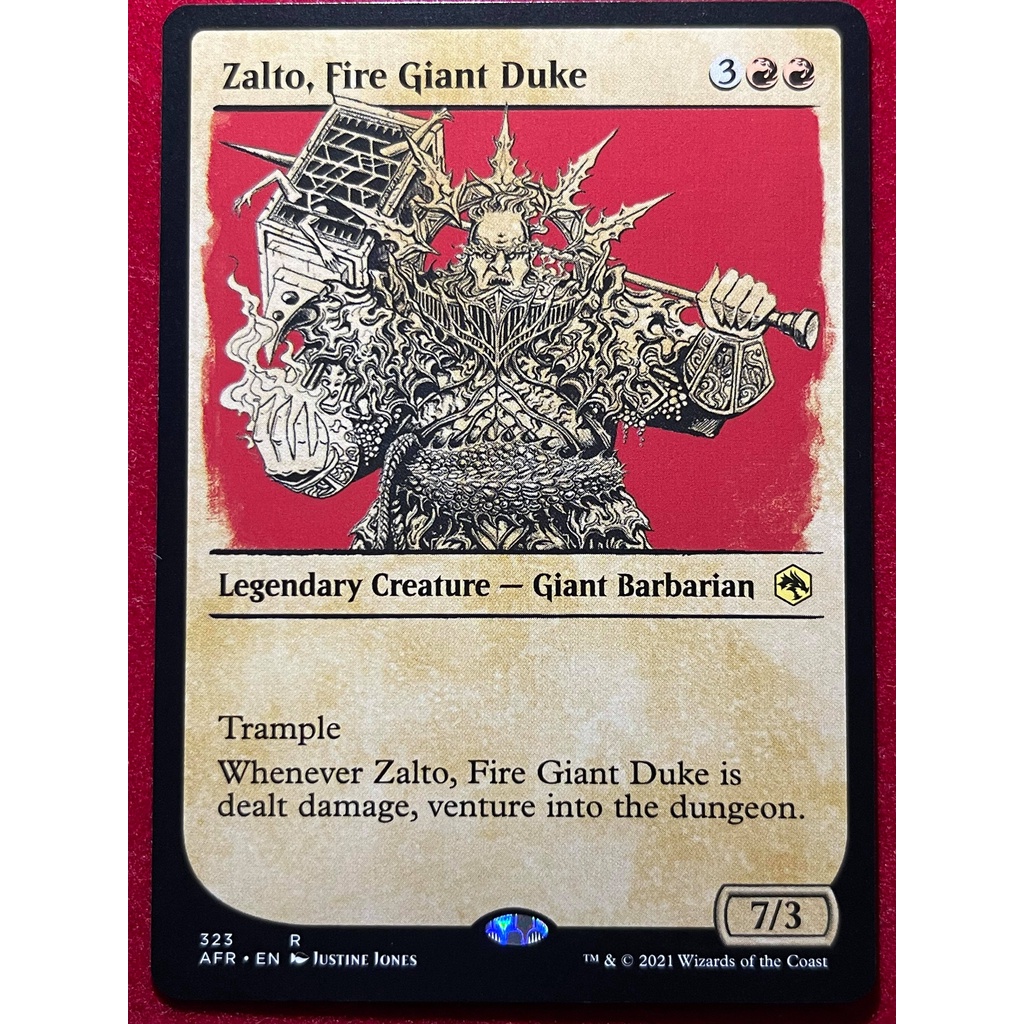 [Lucky] 🌸魔法風雲會 MTG🌸 (AFR) 火巨人公爵札爾托 Zalto, Fire Giant Duke