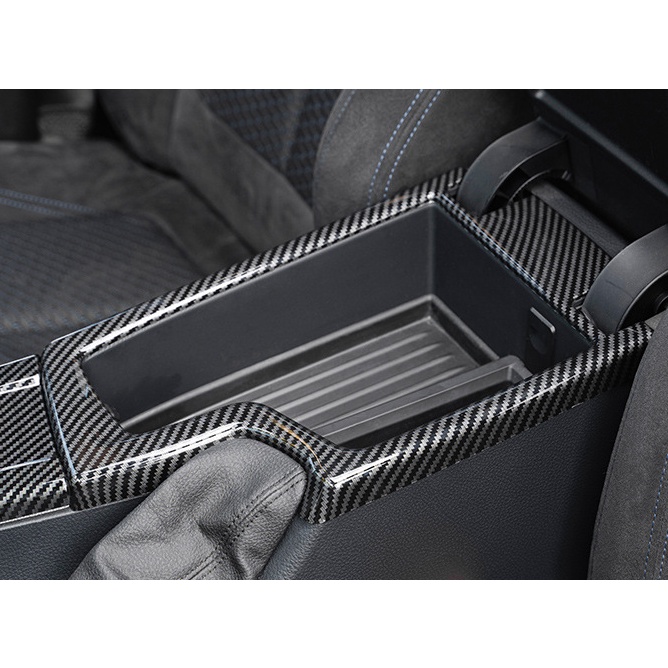 BMW 3系 F30 F31 F34  碳纖維 中央扶手箱 保護蓋 內飾改裝 卡夢 紋路 扶手