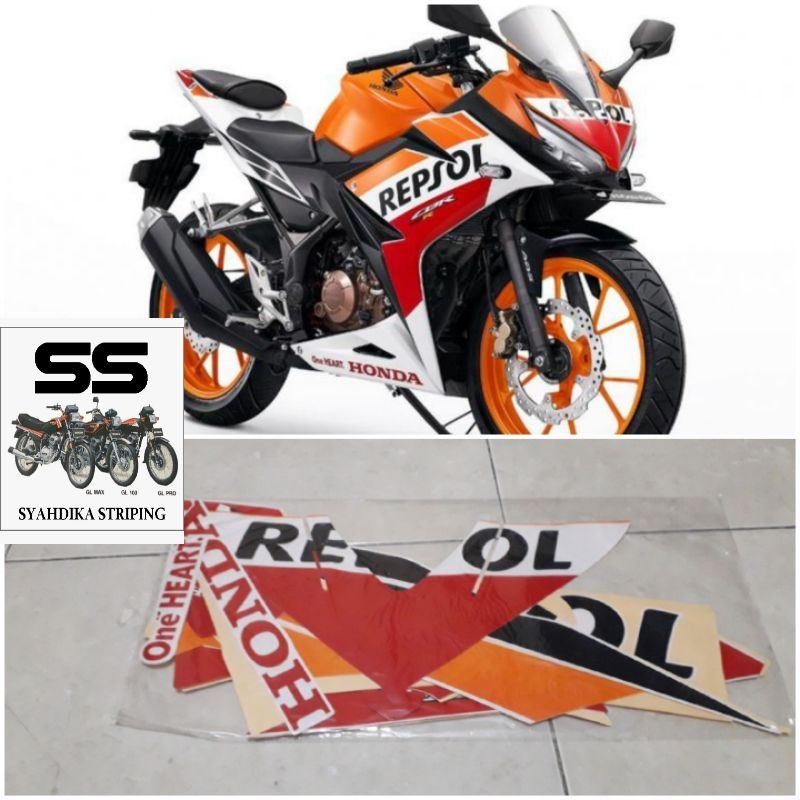 條紋貼紙 LIS 車身 HONDA CBR 150 REPSOL 2016-2017 年原裝