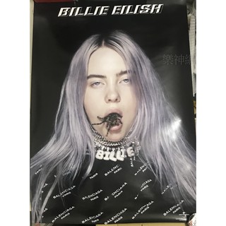 怪奇比莉 Billie Eilish 當我們睡了 怪事發生了【台版宣傳海報】全新