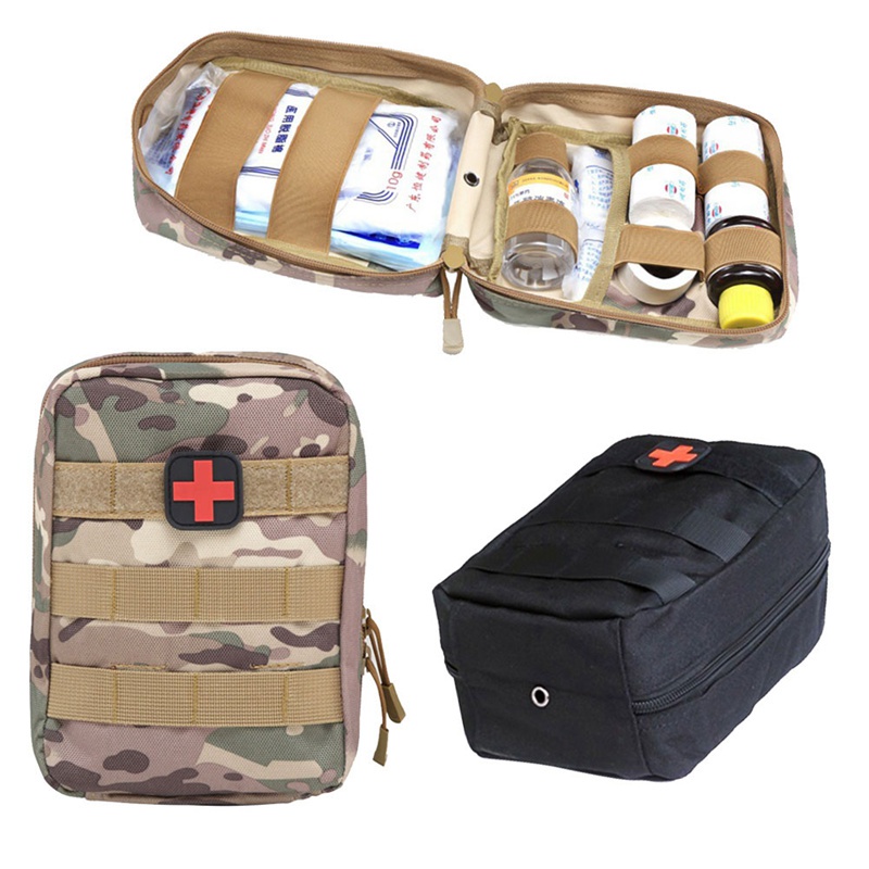 軍迷1000D戶外登山騎行醫療急救包MOLLE戰術腰掛雜物工具包醫藥收納包