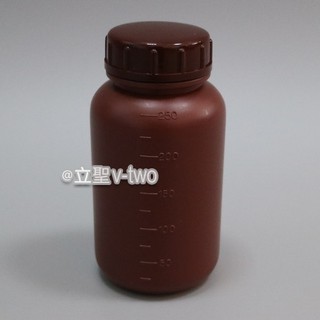 臺製茶色塑膠廣口瓶 | 100ml-1000ml | 茶色樣本瓶 標本瓶 附內塞附刻度 | 整箱購買價格可優惠