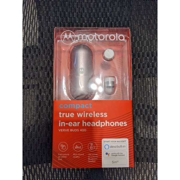 Motorola Verve Buds 400 藍芽耳機 無線耳機 藍牙耳機 運動耳機 藍芽5.0 入耳式 全新品