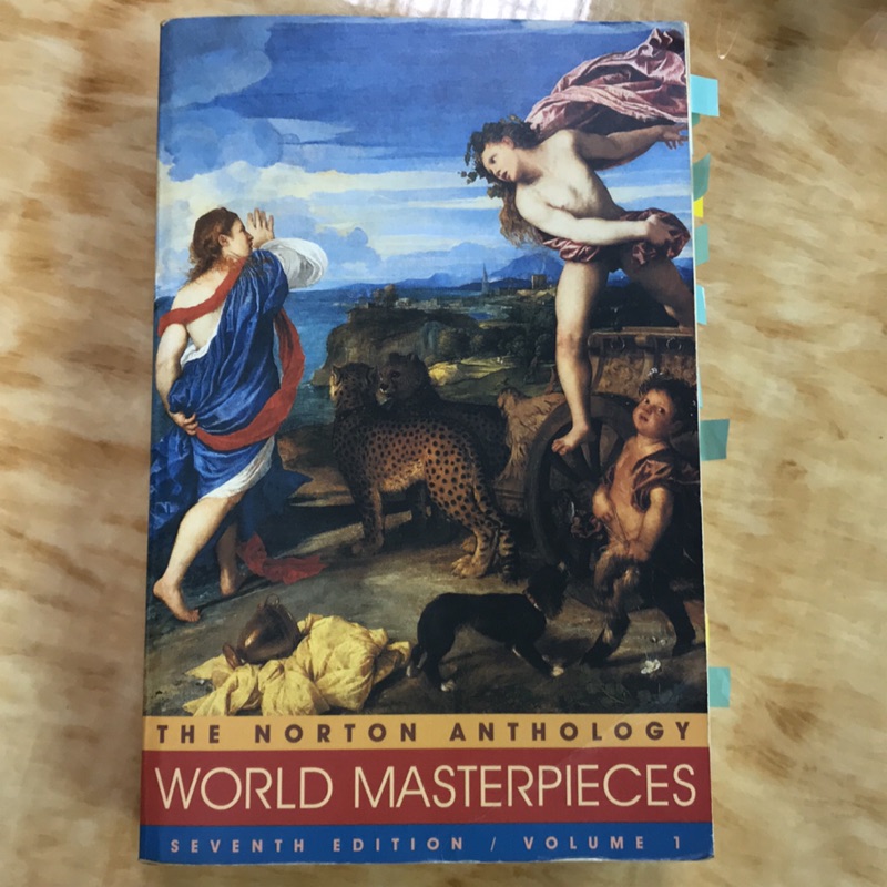 英語系教科書The Norton Anthology of World Masterpieces 1