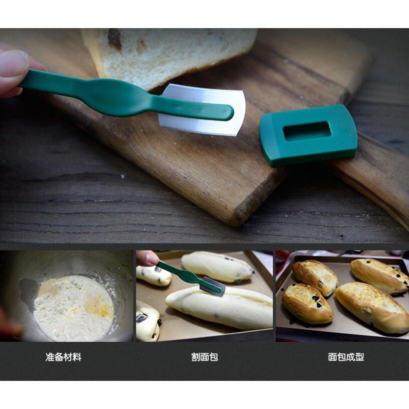 【vivi烘焙】歐式麵包法棍 軟歐包整形刀 弧形碳鋼割刀 割紋刀 麵包割包刀 弧形麵包割刀