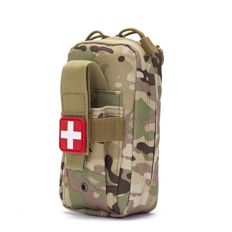 軍迷戶外運動戰術醫療收納包登山急救包EDC工具雜物包MOLLE腰掛手機包