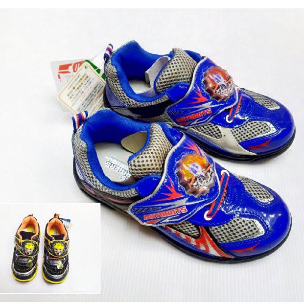 台灣製 變形金剛哥博文 大黃蜂閃光電燈鞋兒童運動鞋 慢跑鞋