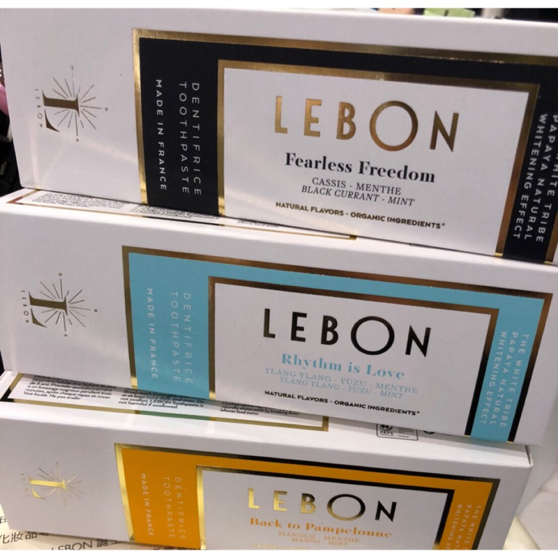 Lebon  香氛牙膏 新香上市 芒果薄荷 柚子薄荷 黑醋栗薄荷 75ml