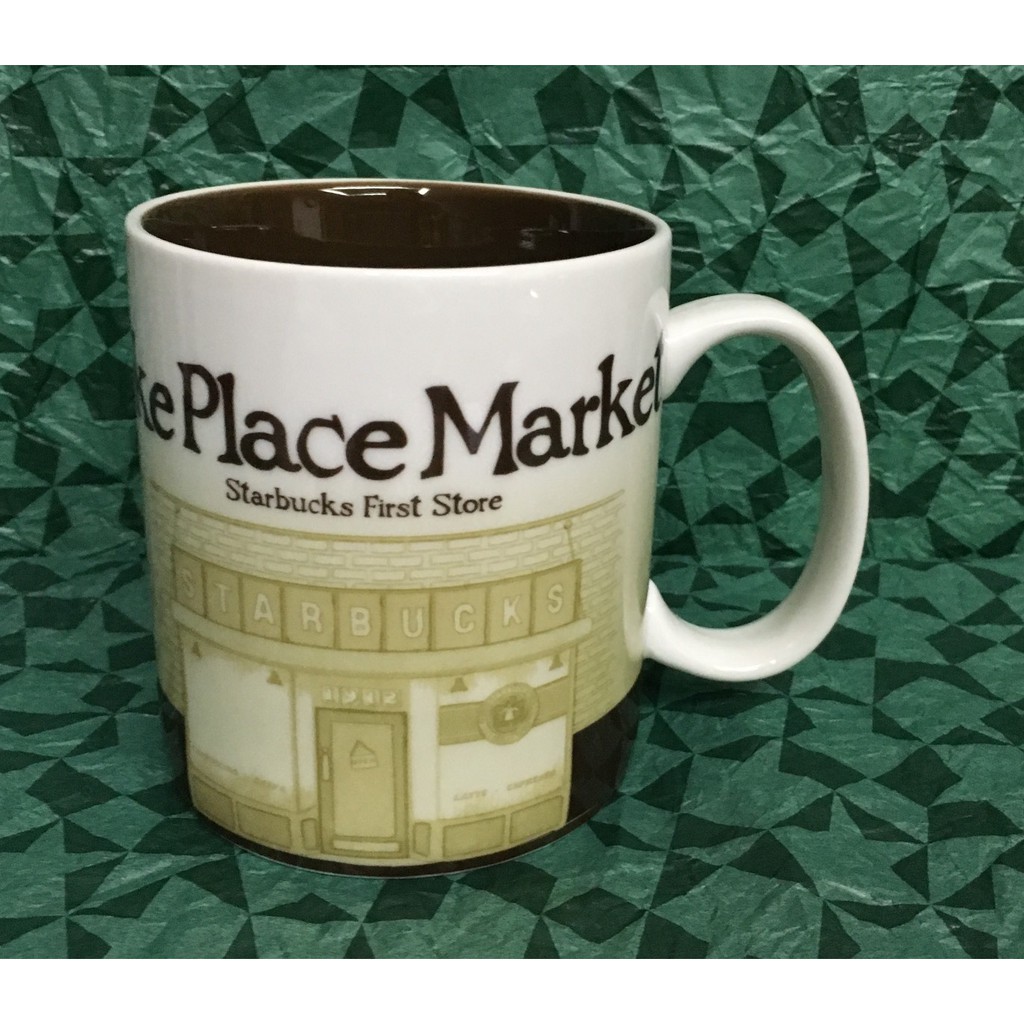 ★絕版經典稀有★ 星巴克城市杯 - 派克市場 Starbucks ICON Pike Market