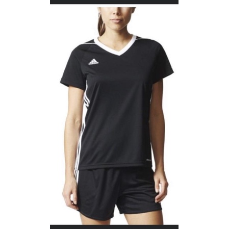 正品Adidas TIRO 17白色女L號吸濕排汗上衣