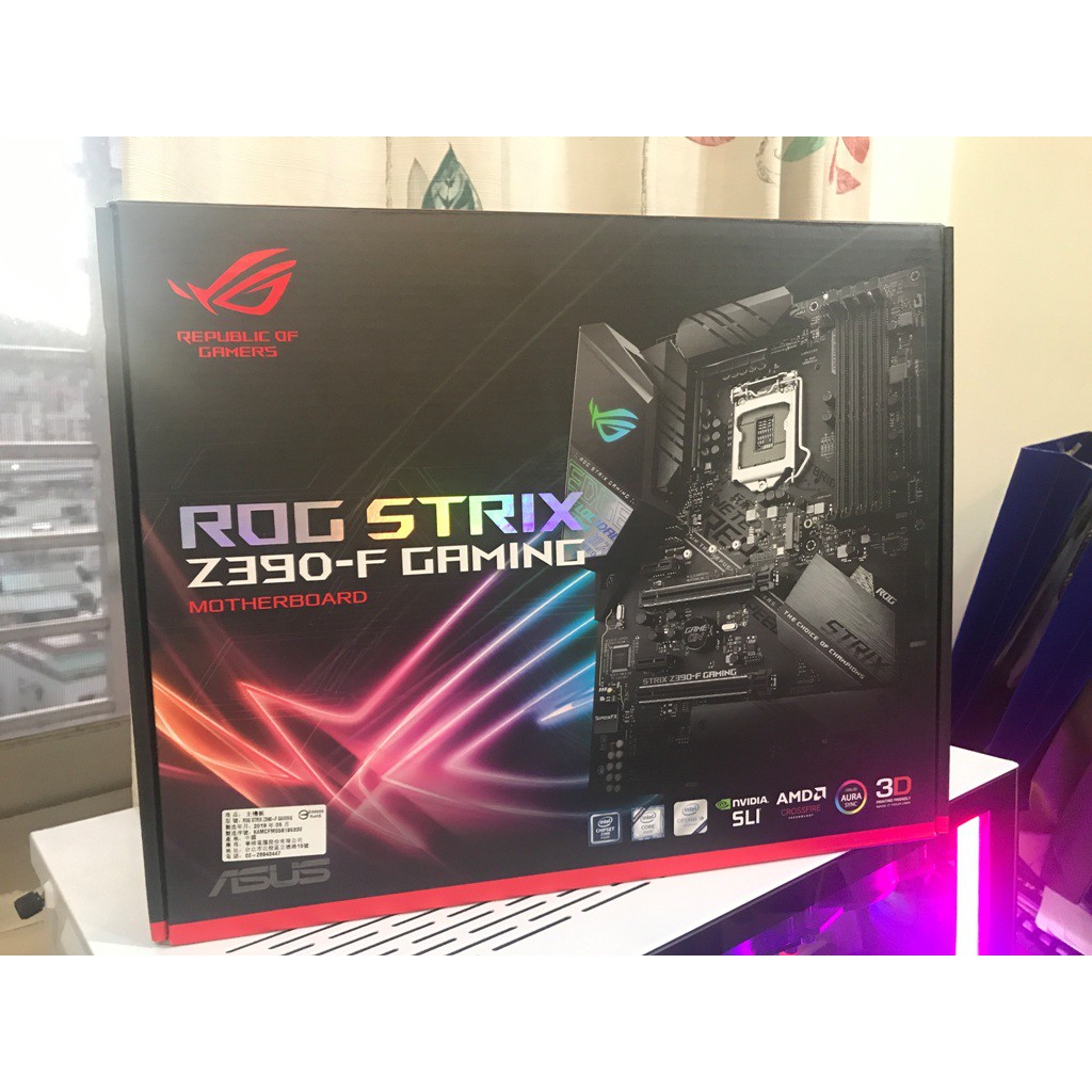 ASUS ROG STRIX Z390-F GAMING 主機板 99%新 配件未拆未使用