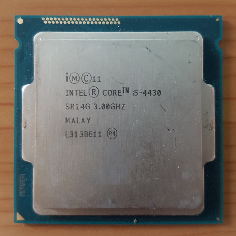 Intel Core i5-4430 3.0G 1150腳位處理器 ( NG 故障品 )、提供報帳或研究用