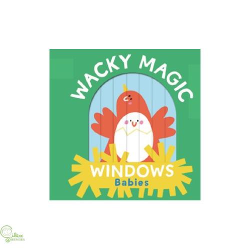 Wacky Windows: Babies 古怪百葉窗書：寶寶學習（厚頁書）（外文書）