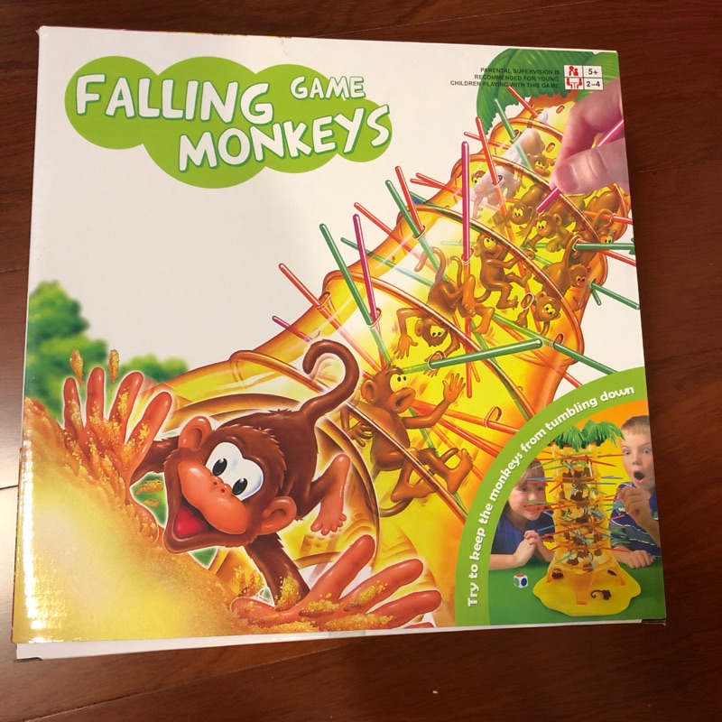 桌遊 跳跳猴 falling monkey 猴子爬樹 二手 九成新