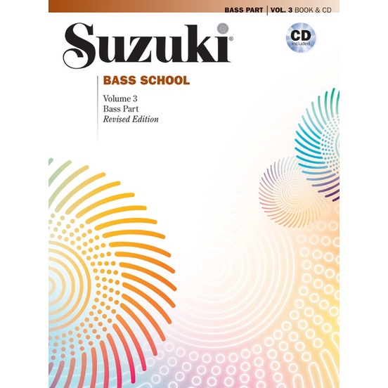 0【凱翊︱AF】鈴木貝斯樂譜第3冊(書+CD) Suzuki Bass School Part&amp;CD Vol.3