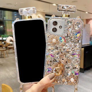 三星Note 10 Pro手機殼 南瓜車水鑽保護套Samsung Note 20 Ultra 防摔外殼鑲鑽掛繩 女款